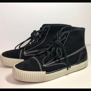 Alexander Wang Perry Suede High Top Shoes